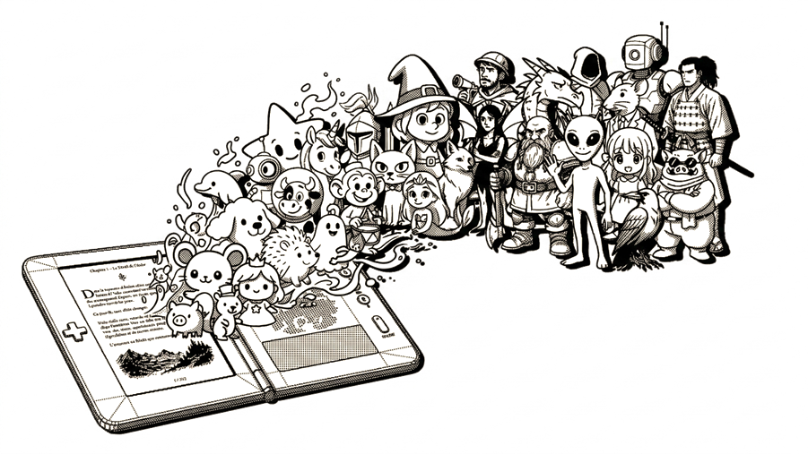 Univers Nabojo — personnages